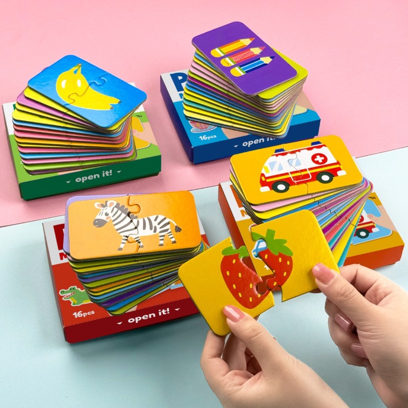 Kids Educational Games Learn English - モンテッソーリカード教育玩具子供向け学習教育パズル赤ちゃん向け認知ゲームを発展させる子供向け本