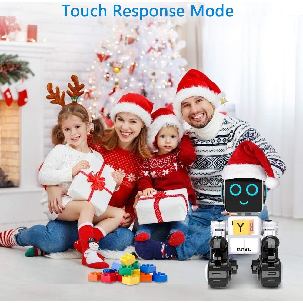Kids Education Toy - 歌って踊るAIロボットおもちゃ 子供向け スマートRCロボット タッチ＆サウンドコントロール ロボティクス インテリジェント