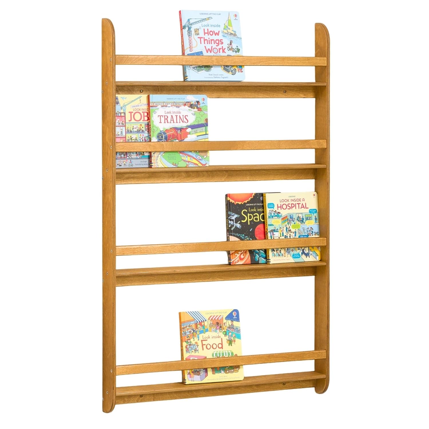 Montessori Shelf Toy - モンテッソーリ壁掛け本棚 幼児用おもちゃ収納オーガナイザー プレイルーム 教室 子供部屋 フロアシェルフ