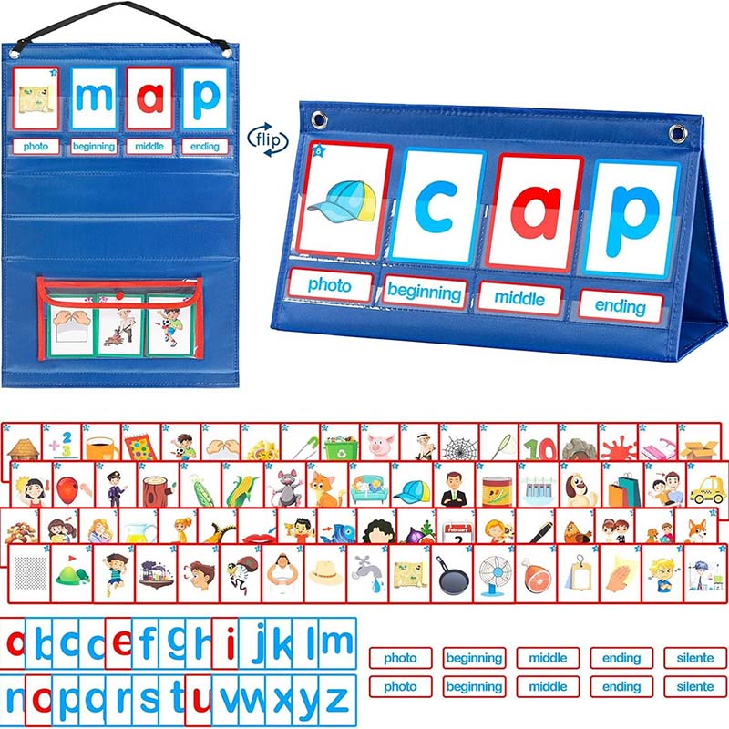 Kids Education Planner - 子供用ビジュアルスケジュール壁掛けビジュアルプランナー家事表 70枚のカード付き 磁気式子供用学習カレンダーチャート 知育玩具