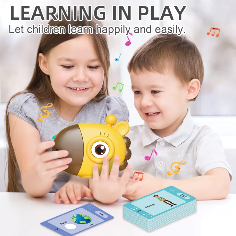 キリンフラッシュカードリーダー視力単語言語ゲーム学習英語ロシ - Kids Educational Games Learn English のレビューと価格