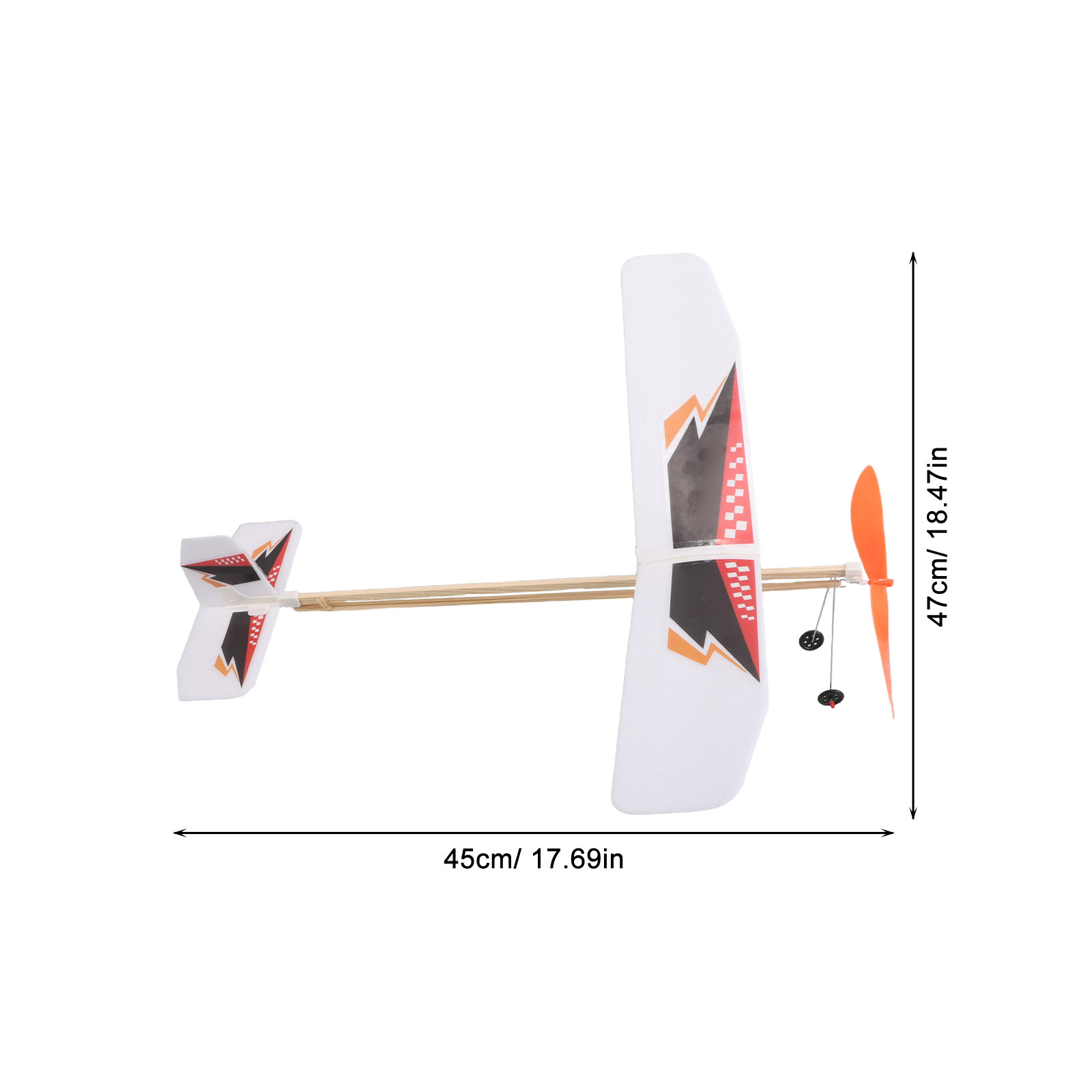 フォーム製飛行機グライダーキット ゴムバンド駆動 シングルウ - Kids Education Design のレビューと価格