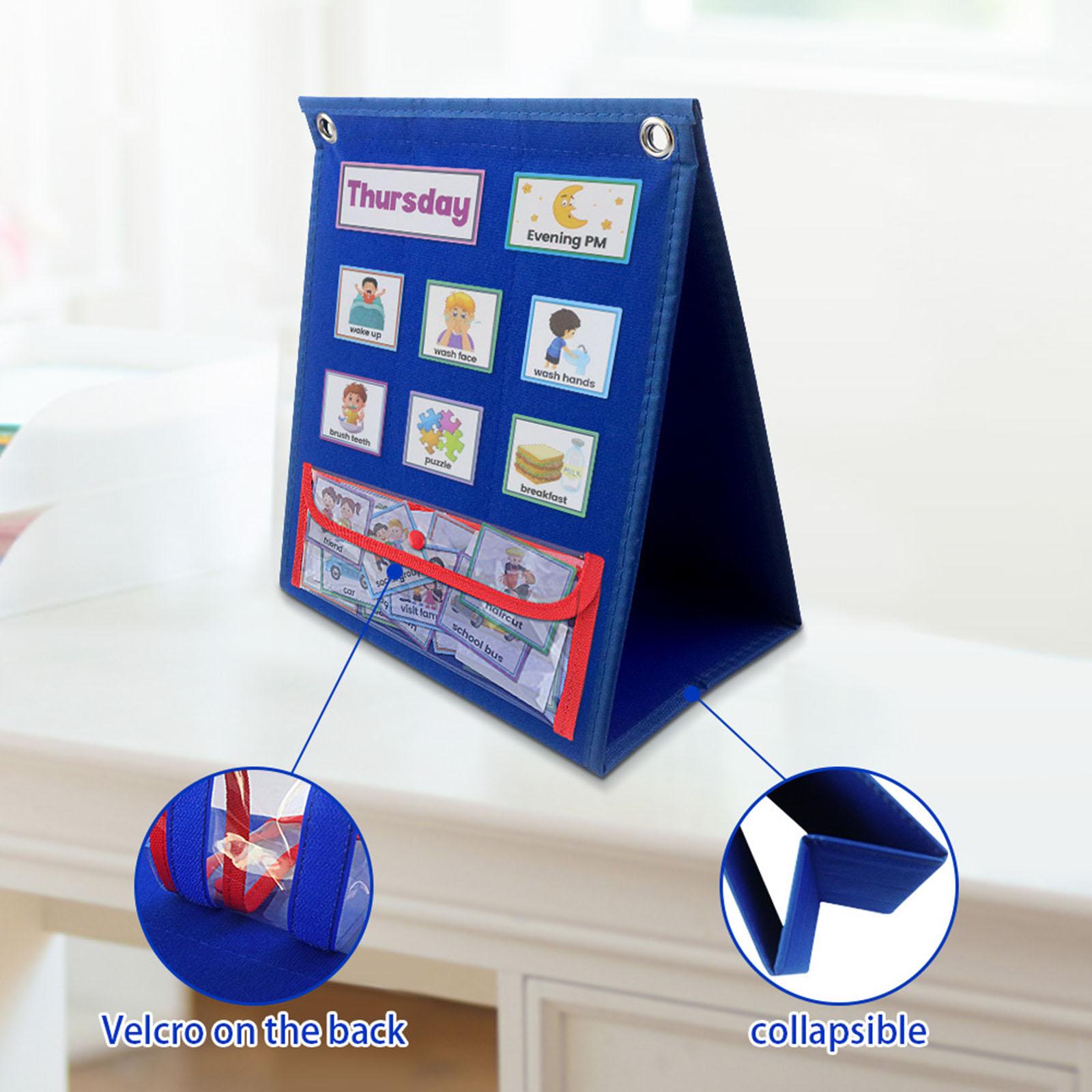 子供用ビジュアルスケジュール デイリールーティンカード ビジ - Kids Education Planner のレビューと価格