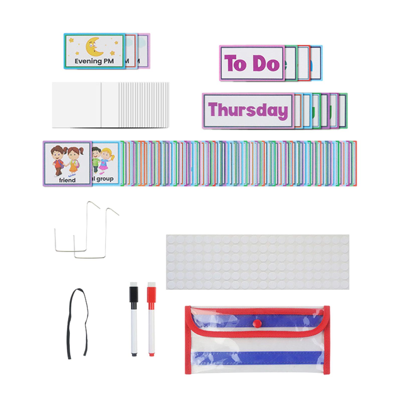 子供用ビジュアルスケジュール デイリールーティンカード ビジ - Kids Education Planner のレビューと価格