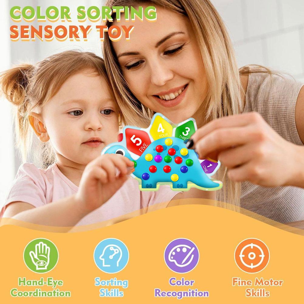 恐竜分類おもちゃ 色認知感覚遊び ストレス解消教育玩具 幼児 - Kids Education Design のレビューと価格