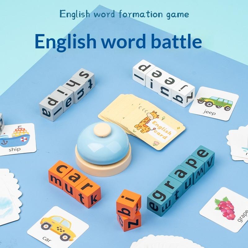 スペルキューブ単語形成ゲーム フラッシュカードセット 幼児向 - Kids Educational Games Learn English のレビューと価格