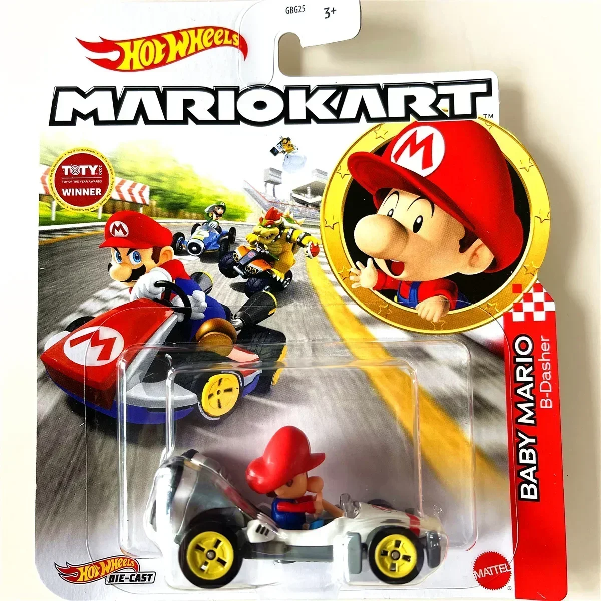 オリジナルホットホイールマリオカート1:64ダイキャストクッ - Hot Wheels Car Mainline のレビューと価格