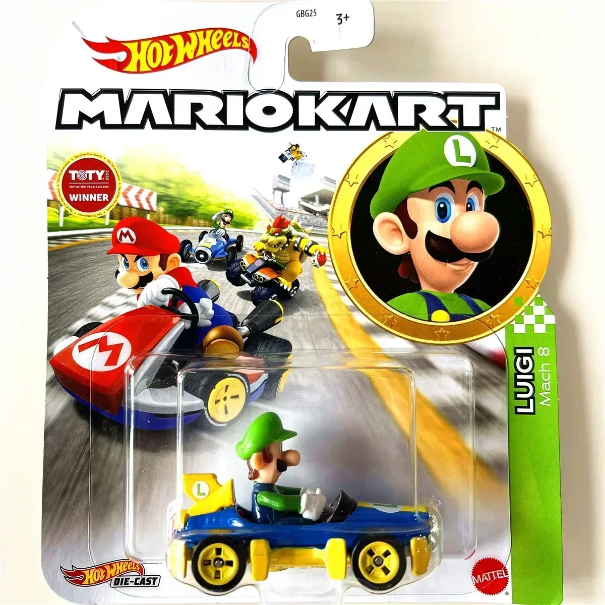 オリジナルホットホイールマリオカート1:64ダイキャストクッ - Hot Wheels Car Mainline のレビューと価格