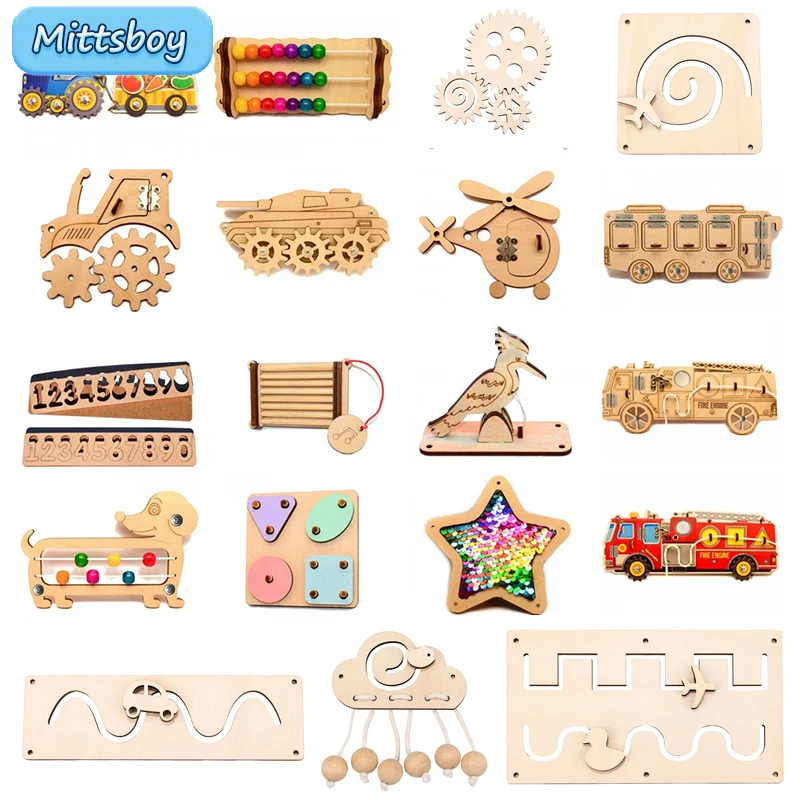 DIY ビジーボードモンテッソーリ熱風ダルーンキャリッジドア - Kids Education Usa のレビューと価格