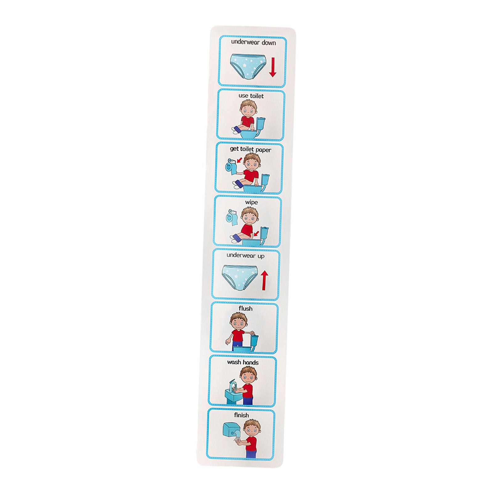子供用トイレチャート視覚スケジュール防水多色行動計画表家庭用 - Kids Education Planner のレビューと価格