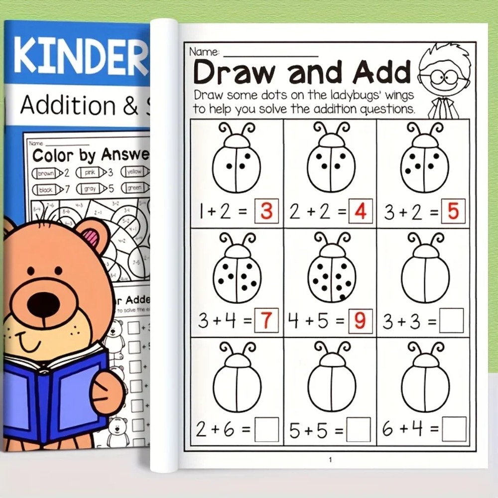 足し算・引き算ワークシート、パズルゲーム、子供の早期教育とト - Kids Education Worksheet のレビューと価格