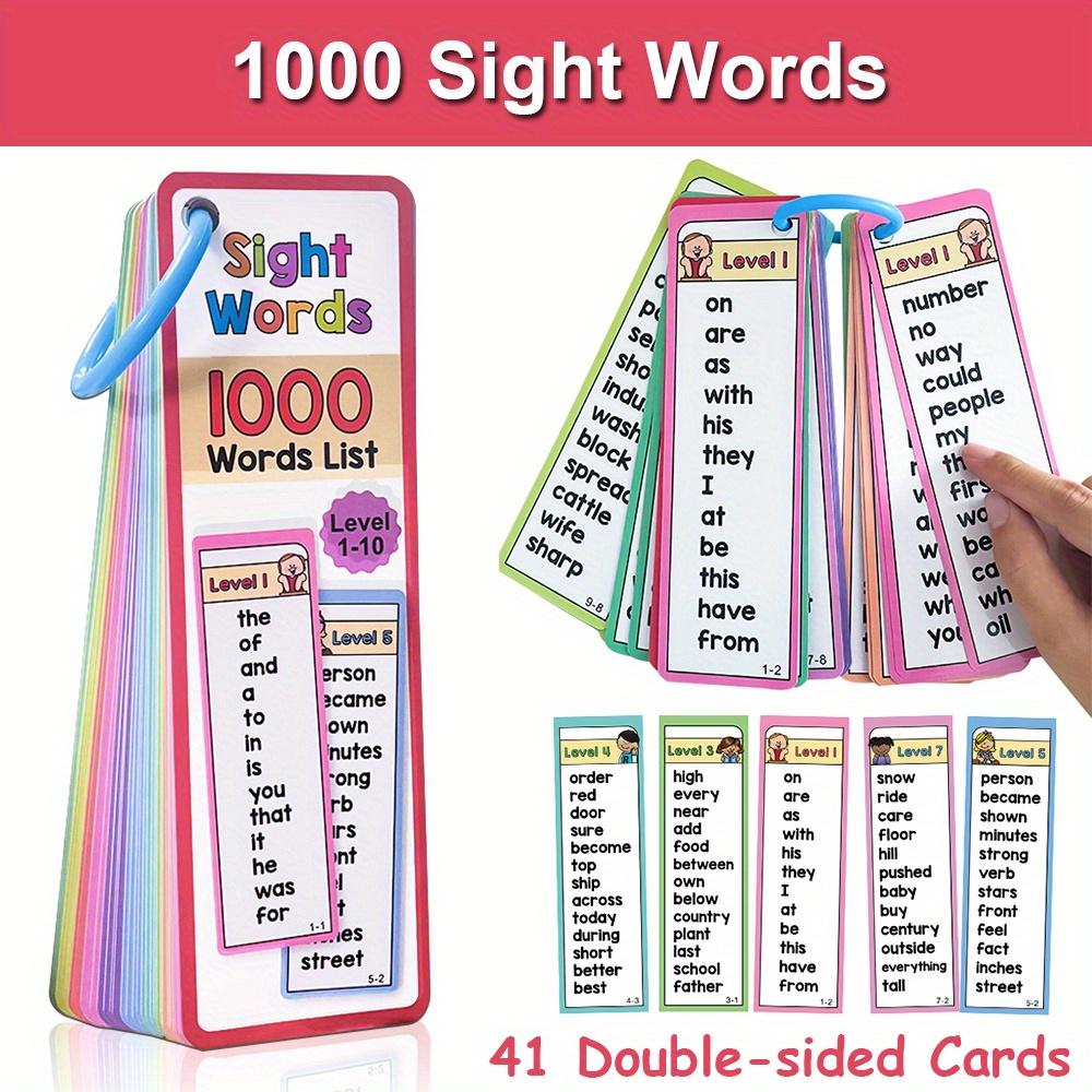 6歳から10歳のお子様向け、1000個の視覚単語フラッシュカ - Kids Educational Games Learn English のレビューと価格