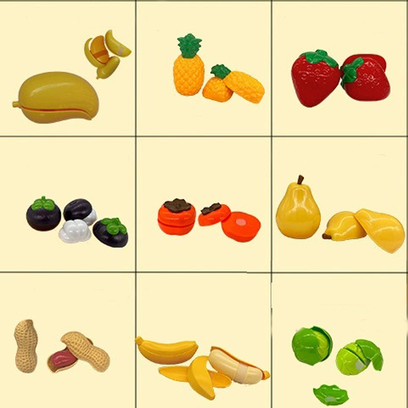 モンテッソーリ教育玩具,家の減圧,材料の確認,野菜,果物,魚 - Kids Education Usa のレビューと価格