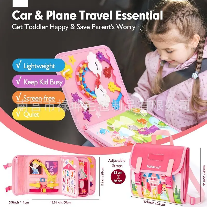 モンテッソーリプリンセス フェルトビジーボード 幼児向け生活 - Kids Early Education Books のレビューと価格