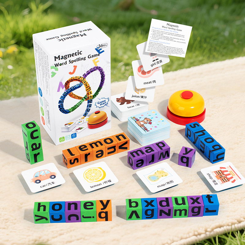 4人用子供向け磁気スペルワードキューブキッズゲーム学習教育英 - Kids Educational Games Learn English のレビューと価格