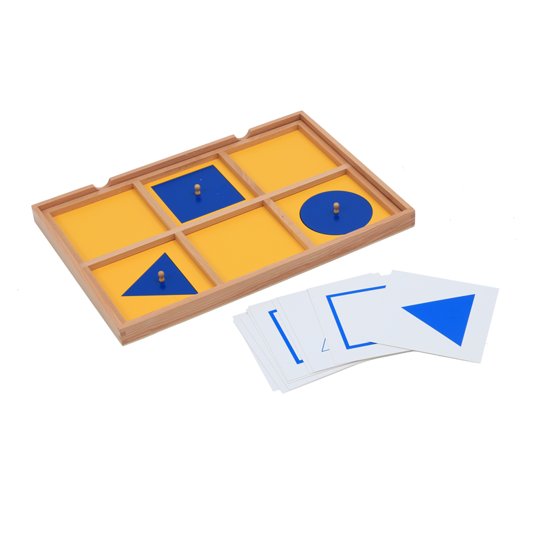 モンテッソーリ感覚おもちゃ 幾何学デモンストレーショントレイ - Montessori Shelf Toy のレビューと価格