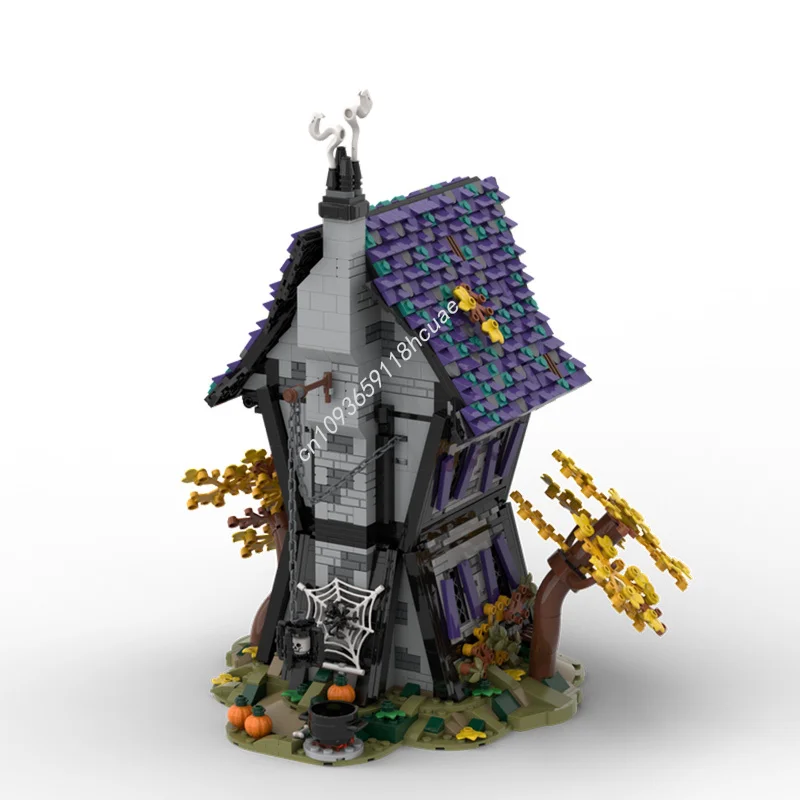 1912ピース MOC 魔女の家 ハロウィン ビルディングブ - Kids Education Design のレビューと価格